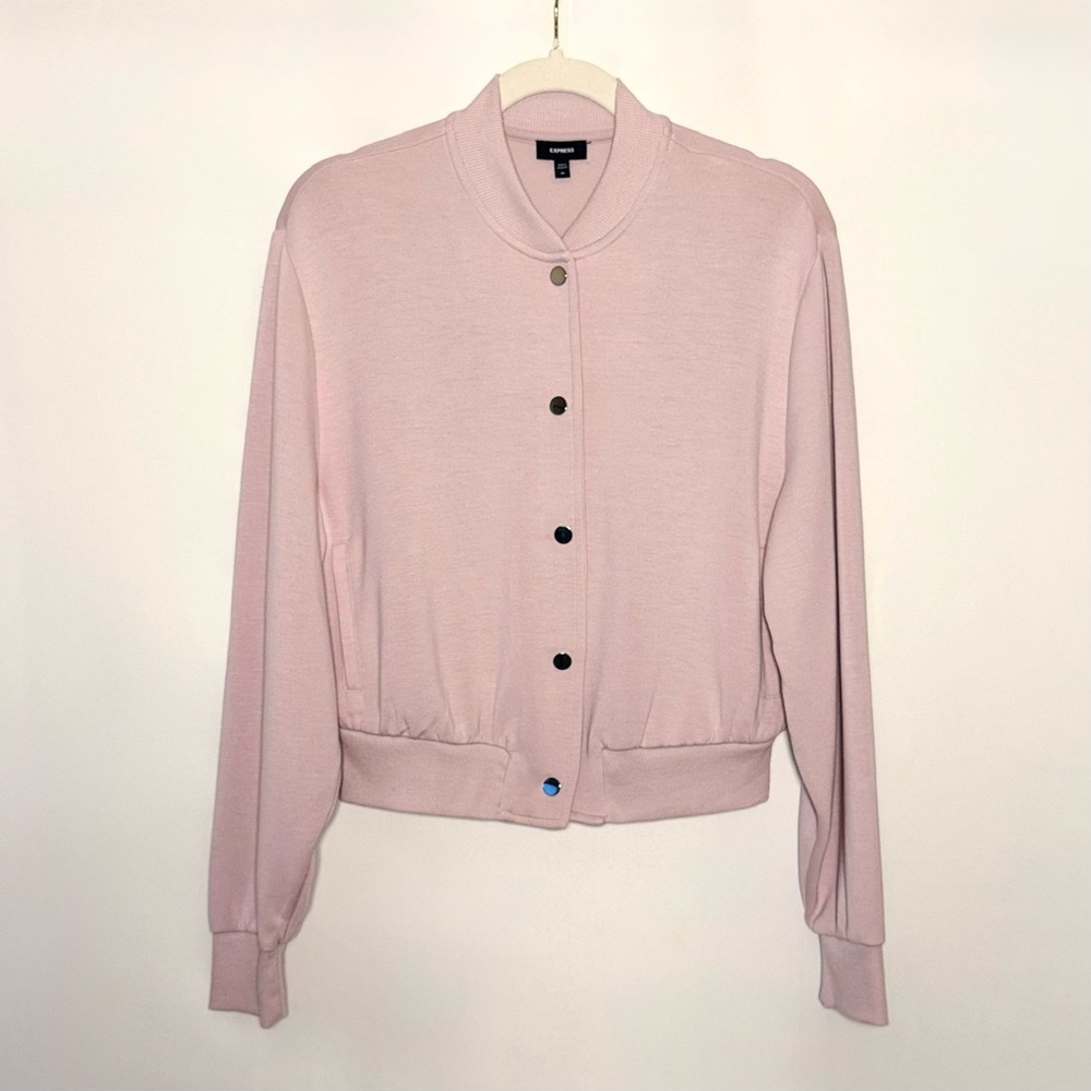 Express Active Snap Bomber Jacket